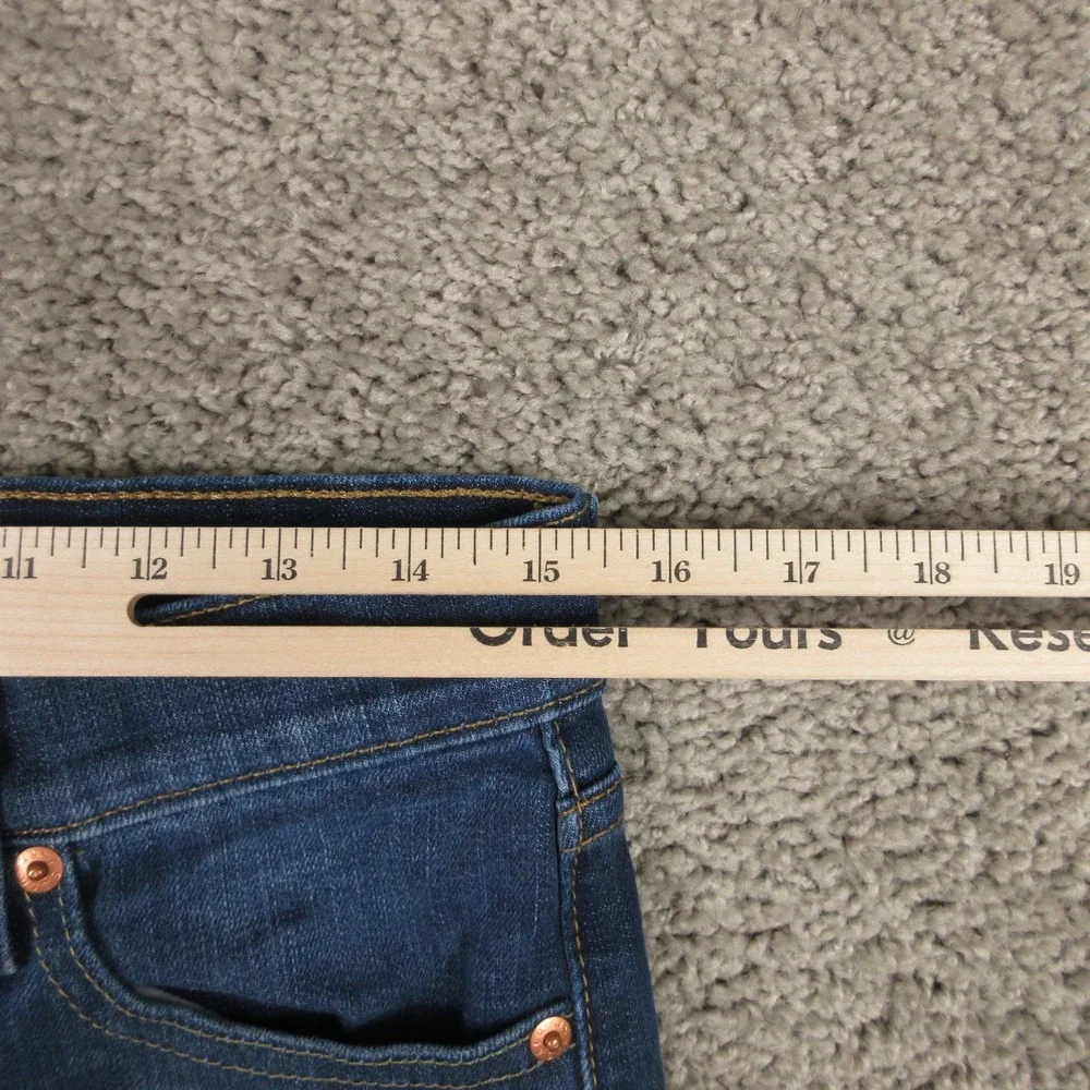 Levis Jeans Mens 30x30 Blue 527 Slim Bootcut Western Cowboy Rodeo Denim Pants
